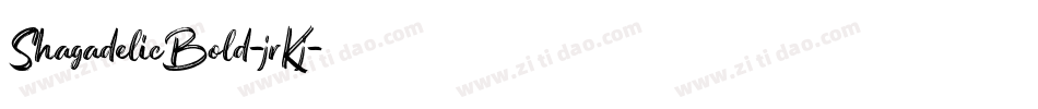ShagadelicBold-jrKj字体转换