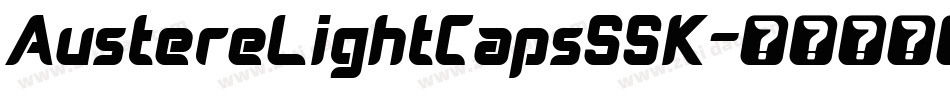 AustereLightCapsSSK字体转换