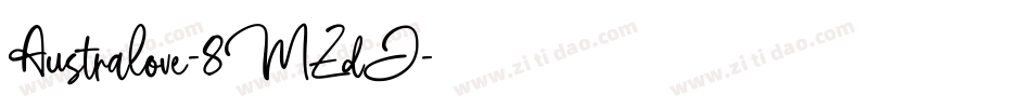 Australove-8MZdJ字体转换