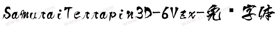 SamuraiTerrapin3D-6Vzx字体转换