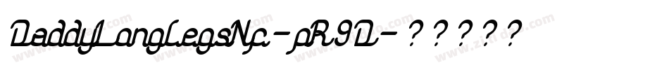 DaddyLonglegsNf-pR9D字体转换