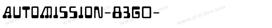 AutoMission-83g0字体转换