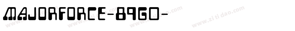 MajorForce-89g0字体转换