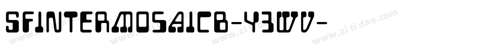 SfIntermosaicB-y3wV字体转换