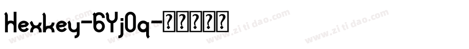 Hexkey-6YjOq字体转换