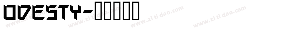 Odesty字体转换