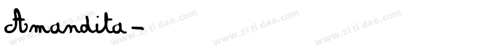 Amandita字体转换