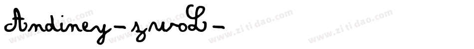 Andiney-zwoL字体转换