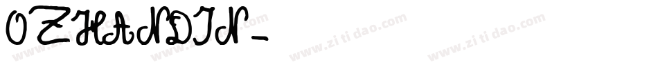OZHANDIN字体转换