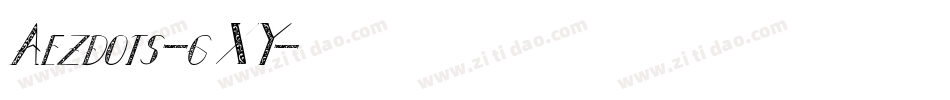 Aezdots-g2XY字体转换