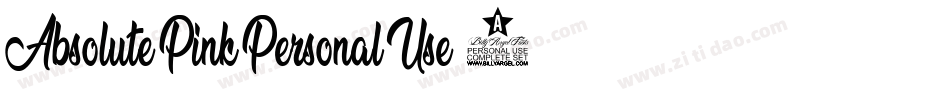 Absolute-Pink-Personal-Use-2字体转换