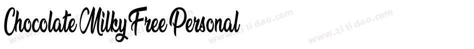 Chocolate-Milky-Free-Personal-2字体转换
