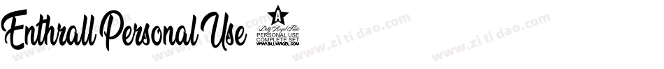Enthrall-Personal-Use-2字体转换