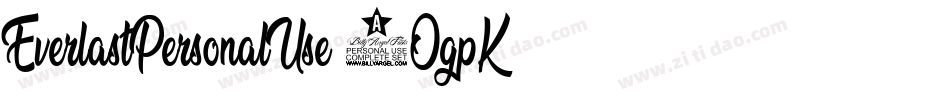 EverlastPersonalUse-2OgpK字体转换