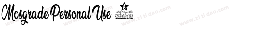 Mosgrade-Personal-Use-2字体转换