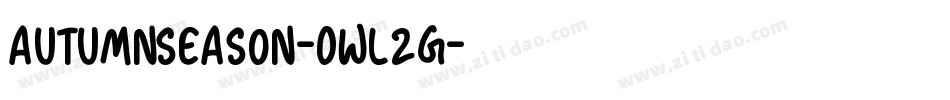 AutumnSeason-0WlZG字体转换