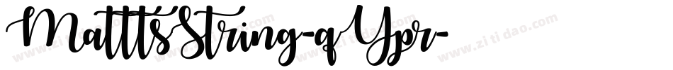MatttsString-qYpr字体转换