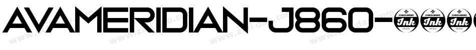 AvaMeridian-j860字体转换