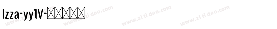 Izza-yy1V字体转换