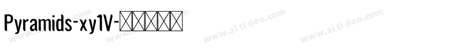 Pyramids-xy1V字体转换