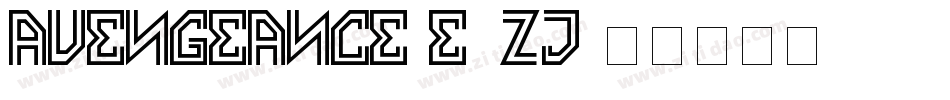 Avengeance-E1zj字体转换