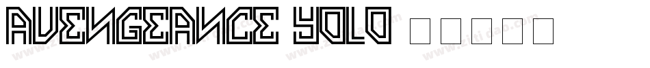 Avengeance-YolO字体转换