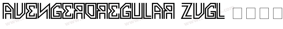 AvengeroRegular-zvgl字体转换