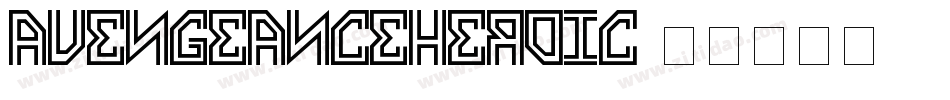 avengeanceheroic字体转换