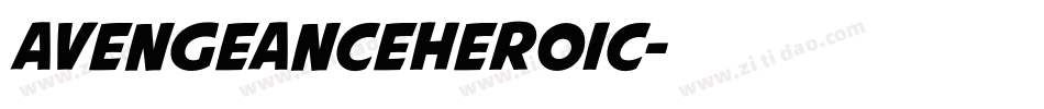 avengeanceheroic字体转换