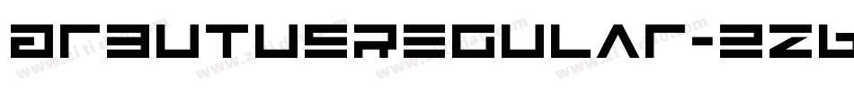 ArbutusRegular-2z6w字体转换