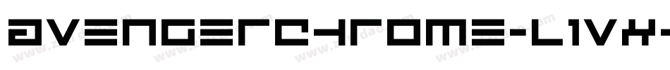 AvengerChrome-l1VX字体转换