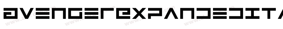 AvengerExpandedItalic-rM0O字体转换