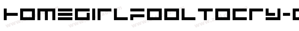 Homegirlfooltocry-On86字体转换