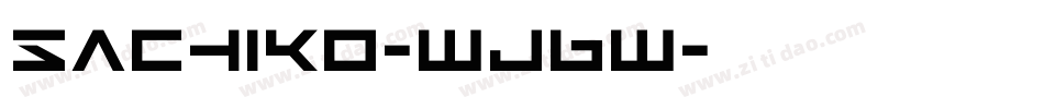 Sachiko-wJ6w字体转换