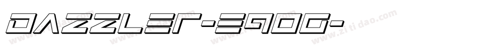 Dazzler-e9og字体转换