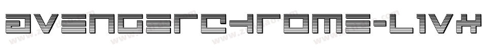 AvengerChrome-l1VX字体转换