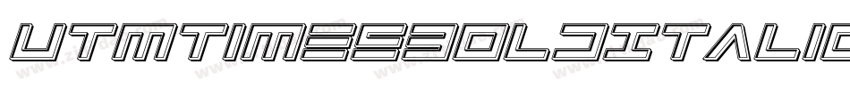 UtmtimesboldItalic-DB89字体转换