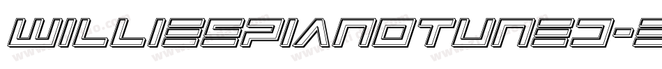 Williespianotuned-2ERd字体转换