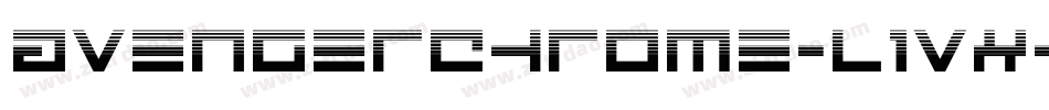 AvengerChrome-l1VX字体转换