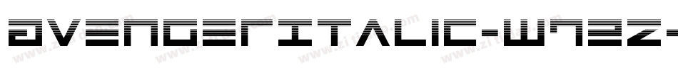 AvengerItalic-w72z字体转换