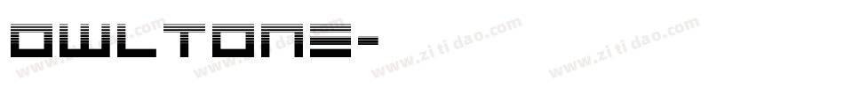 Owltone字体转换