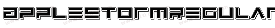 ApplestormRegular-W9O9字体转换