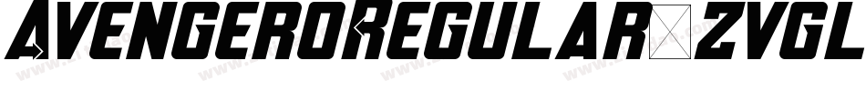 AvengeroRegular-zvgl字体转换