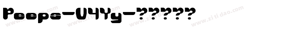 Peeps-V4Yy字体转换