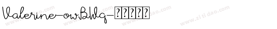 Valerine-owBWq字体转换