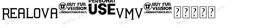 Realova-1vMv字体转换