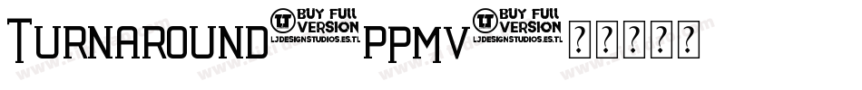 Turnaround-pPMv字体转换