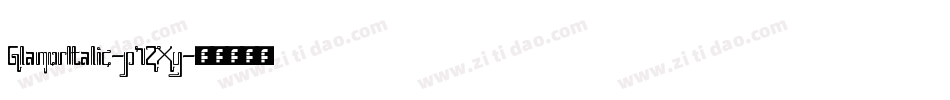 GlamorItalic-p7ZXy字体转换