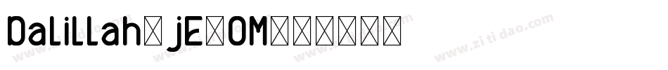 Dalillah-jE9OM字体转换
