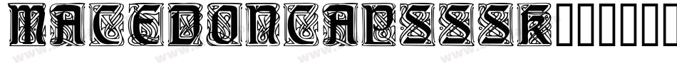 MacedonCapsSSK字体转换